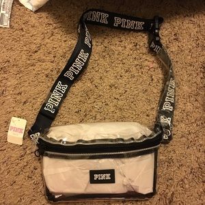 Pink clear Fanny pack